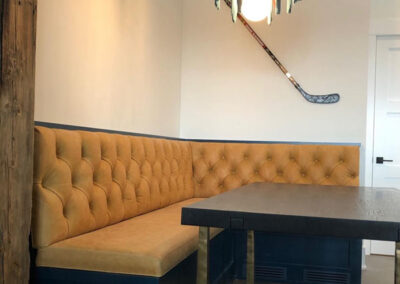 leather banquette