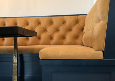 leather banquette