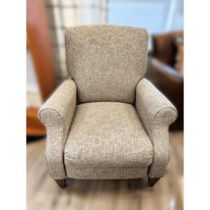 Grey Classy Textured Recliner Chair